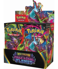 Alternative view of Pokémon TCG: Mega Evolution Phantasmal Flames - Booster Display